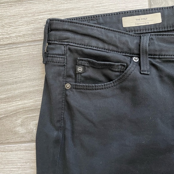 AG Adriano Goldschmed black skinny jeans- cigarette leg ‘the stilt’, size 27••• - Picture 8 of 15